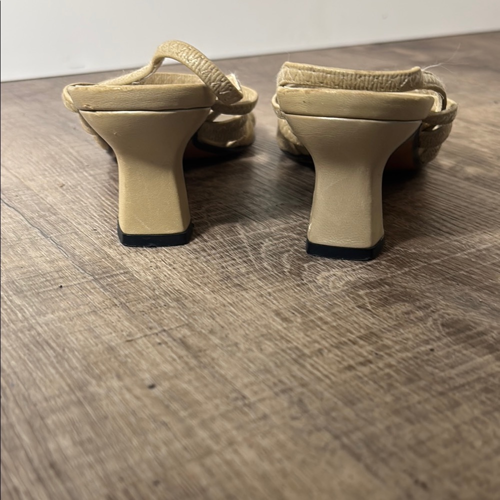 Stuart Weitzman Tan Strappy Heels - Picture 4 of 8